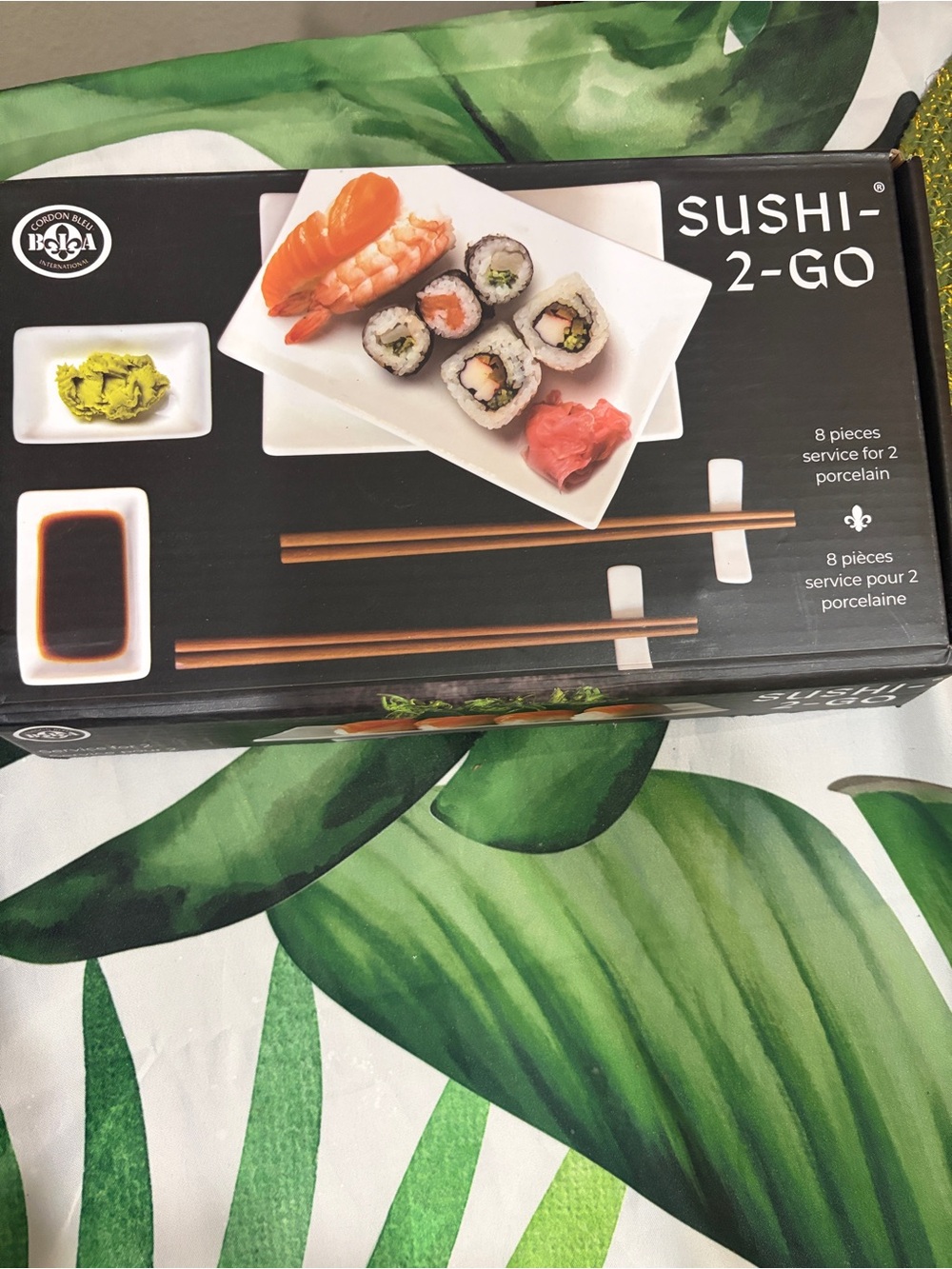 Sushi-2-Go Porcelain Dinnerware Set in White by Sushi-2-Go